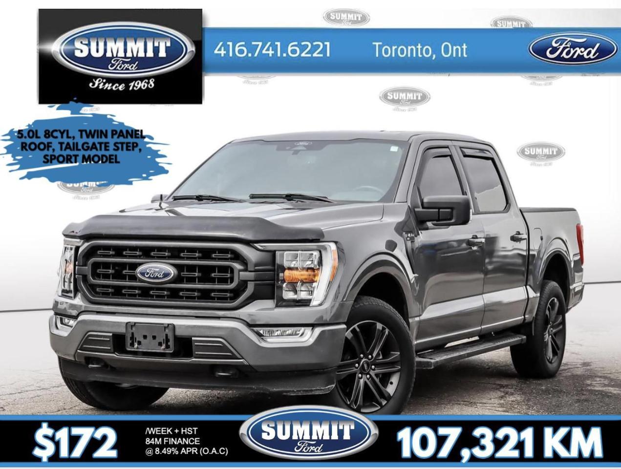 Used 2021 Ford F-150 XLT Twin Panel Roof | 5.0 V8 | Tailgate Step | Sport Model | for sale in Etobicoke, ON