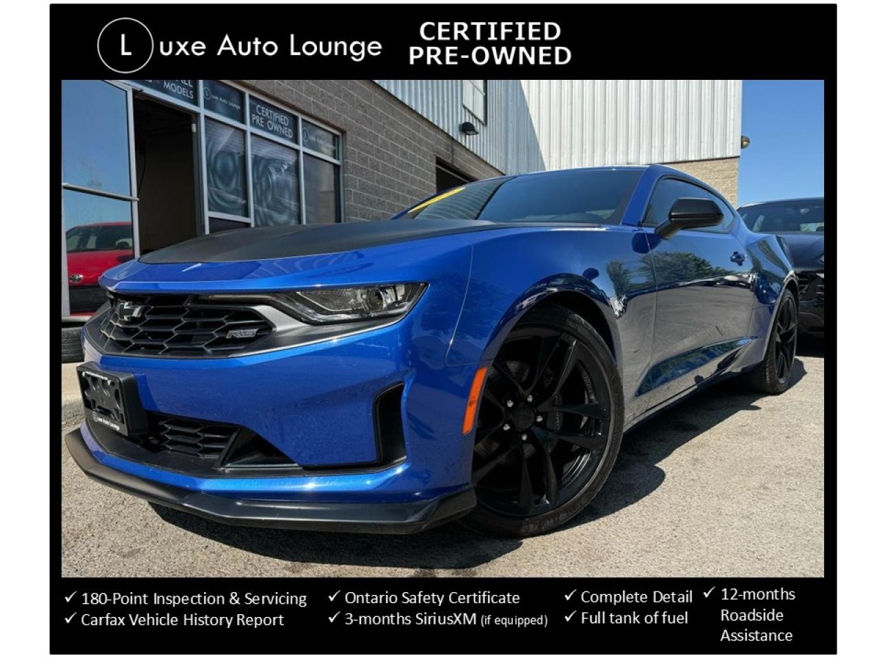 Used 2019 Chevrolet Camaro 3LT - 9K, 1L3 TRACK PKG, RECAROS, PDR, NPP EXHAUST for sale in Orleans, ON