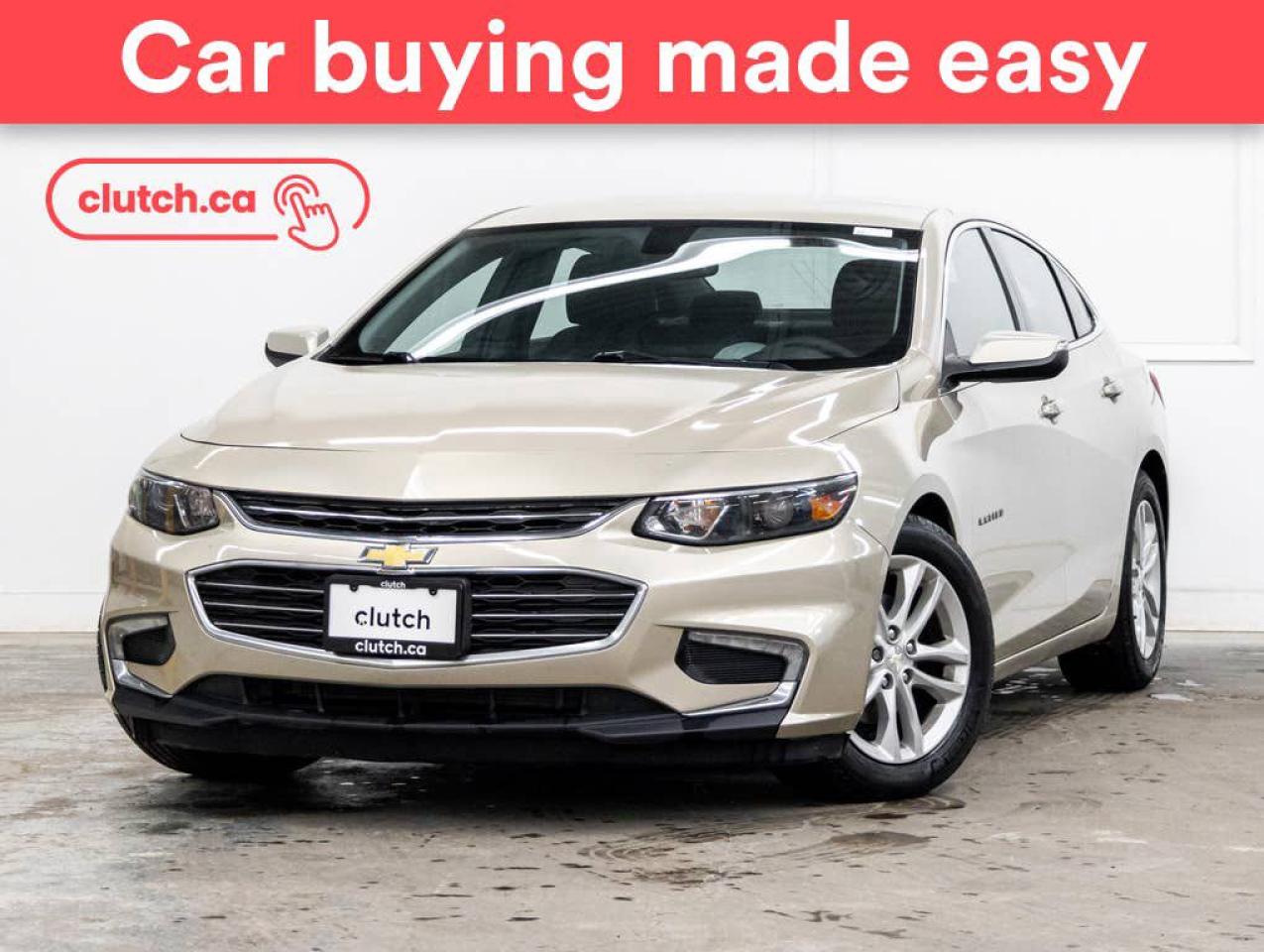 Used 2016 Chevrolet Malibu LT w/Apple CarPlay & Android Auto, Rearview Cam, Cruise Control for sale in Toronto, ON