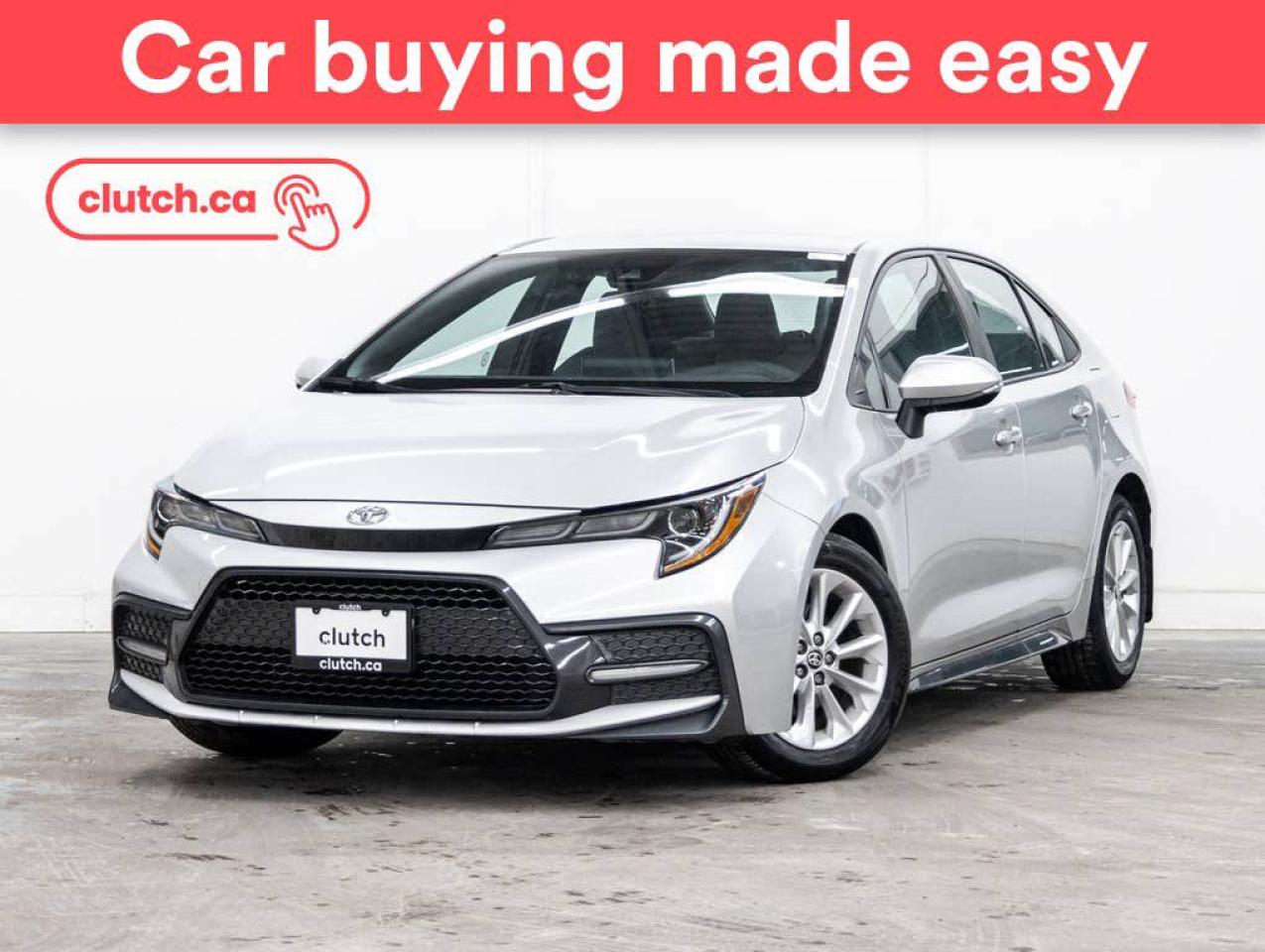 Used 2020 Toyota Corolla SE w/ Apple CarPlay, Heated Front Seats, Rearview Cam for sale in Toronto, ON
