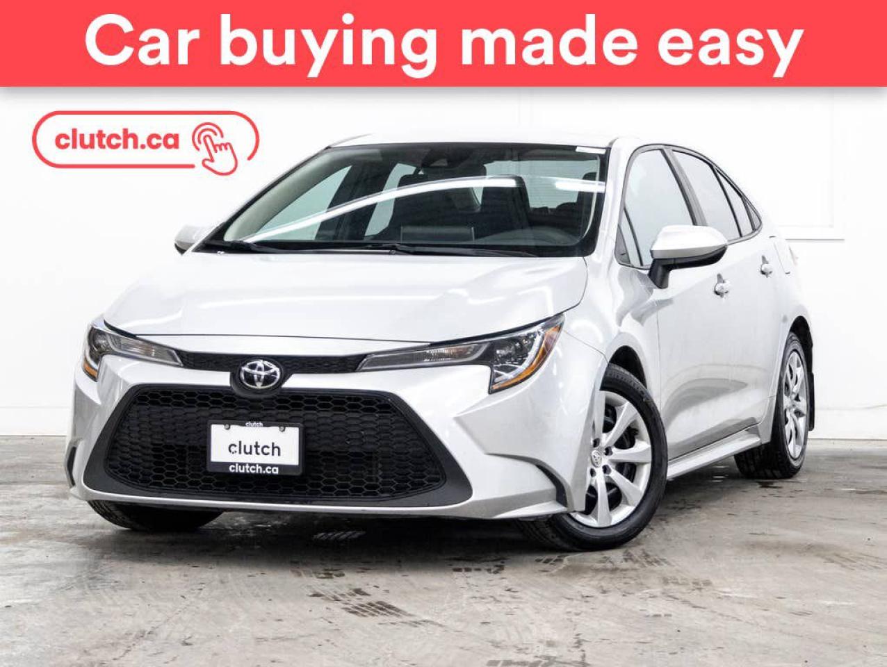 Used 2021 Toyota Corolla LE w/ Apple CarPlay & Android Auto, Rearview Cam, Climate Control for sale in Toronto, ON
