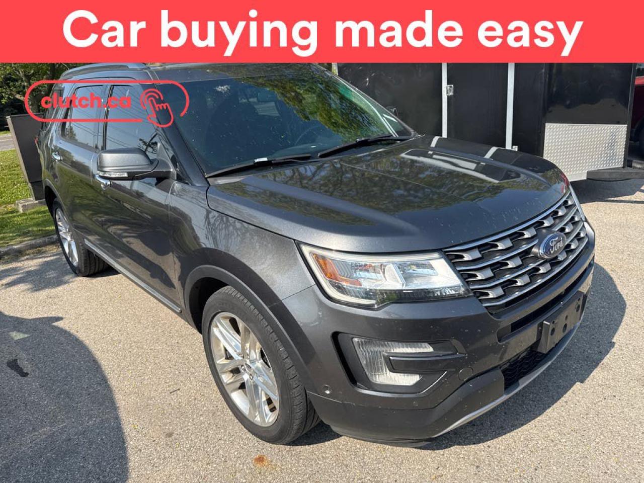 Used 2016 Ford Explorer Limited AWD w/ Front Heated Seats, Rearview Cam, Nav for sale in Toronto, ON