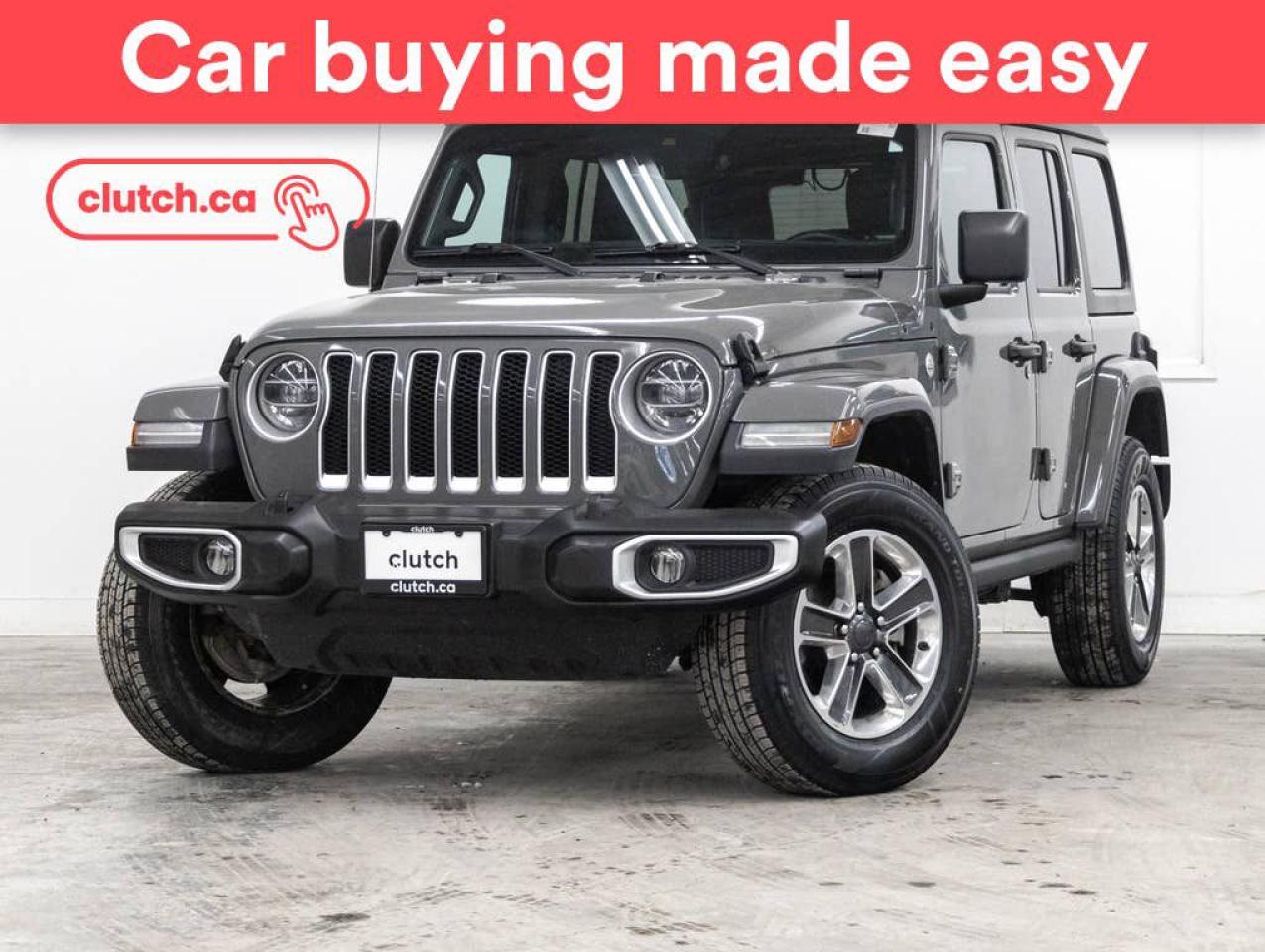 Used 2020 Jeep Wrangler Unlimited Sahara 4X4 w/Apple CarPlay & Android Auto, Heated Front Seats, Backup Cam for sale in Toronto, ON