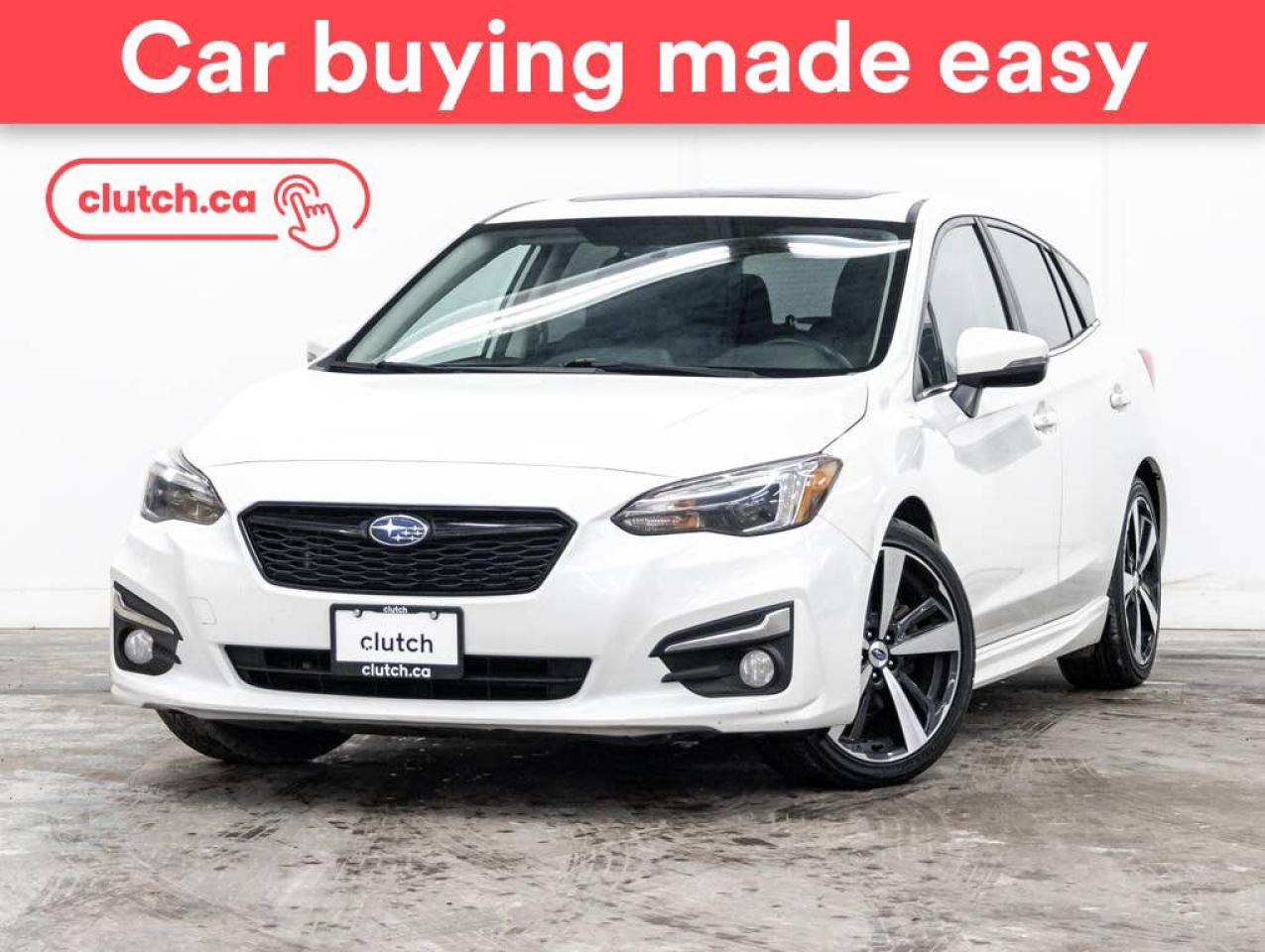 Used 2018 Subaru Impreza Sport-Tech AWD w/Apple CarPlay & Android Auto, Heated Front Seats, Backup Cam for sale in Toronto, ON