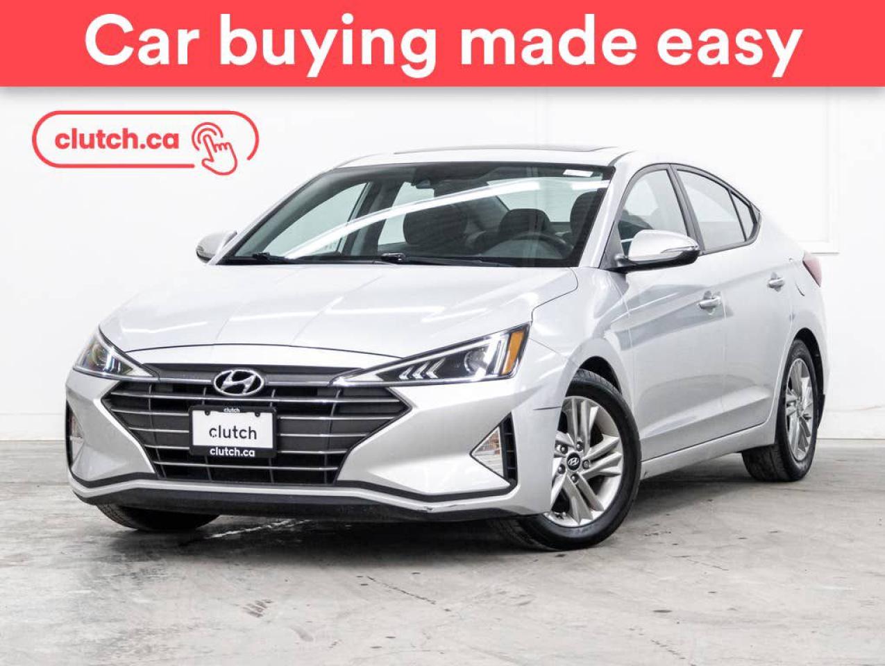 Used 2020 Hyundai Elantra Preferred IVT w/ Sun & Safety Pkg w/ Apple CarPlay & Android Auto, Power Moonroof. Rearview Cam for sale in Toronto, ON
