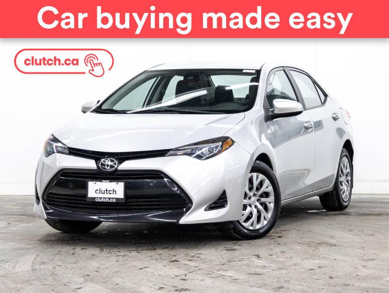 Used 2018 Toyota Corolla LE w/ Front Heated Seats, Rearview Cam, Climate Control for sale in Toronto, ON