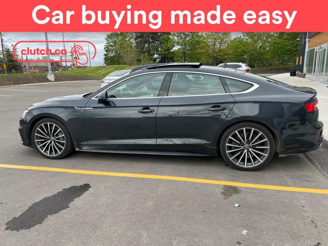 Used 2018 Audi A5 Progressiv w/ Apple CarPlay, Heated Front Seats, Rearview Cam for sale in Toronto, ON