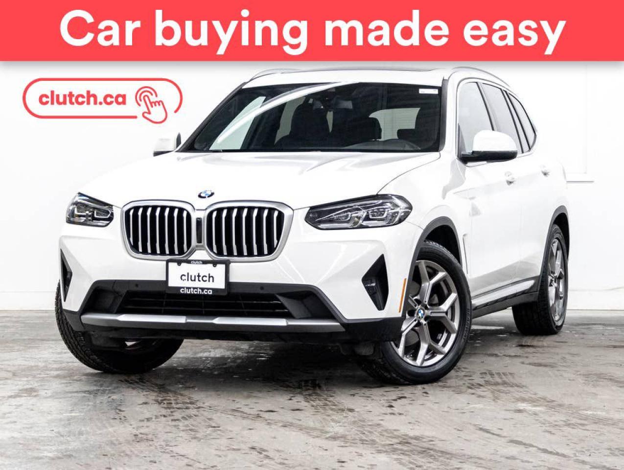 Used 2022 BMW X3 xDrive30i AWD w/ Apple CarPlay & Android Auto, Panoramic Moonroof, Nav for sale in Toronto, ON
