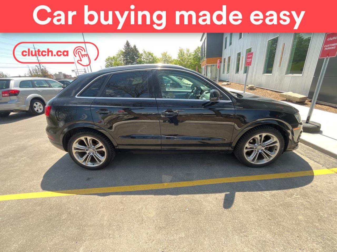 Used 2018 Audi Q3 Progressiv w/ Heated Front Seats, Rearview Camera, Cruise Control for sale in Toronto, ON