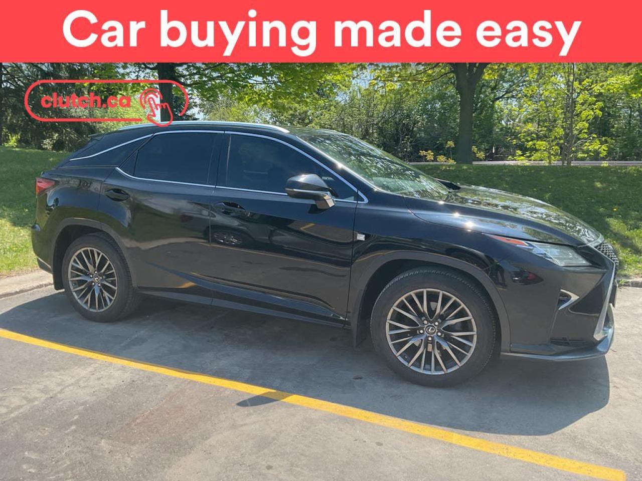 Used 2018 Lexus RX 350 AWD F-Sport w/ Nav, Heated Front Seats, Rearview Cam for sale in Toronto, ON
