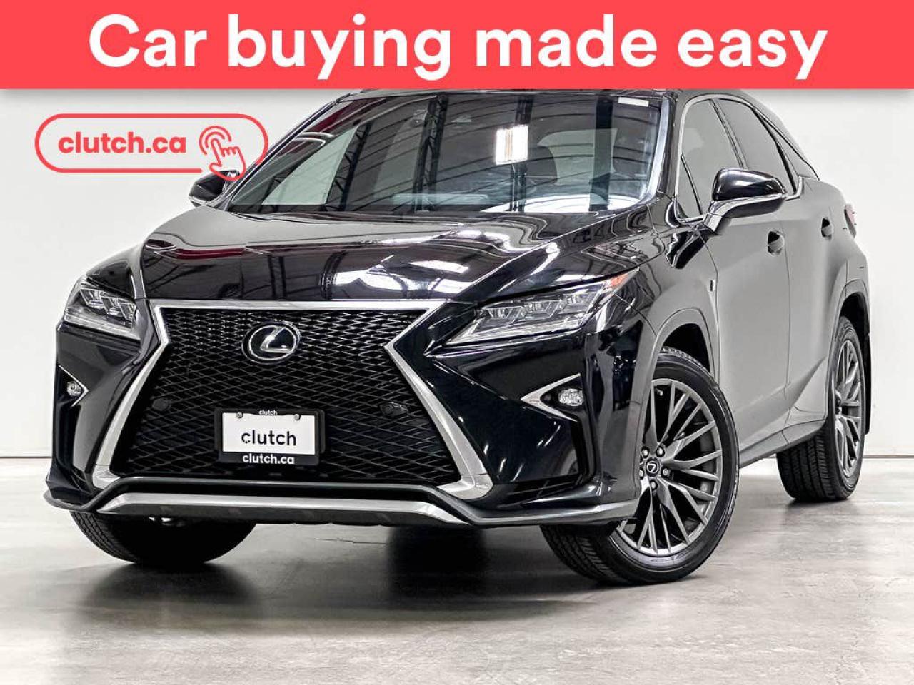 Used 2018 Lexus RX 350 AWD F-Sport w/ Nav, Heated Front Seats, Rearview Cam for sale in Toronto, ON