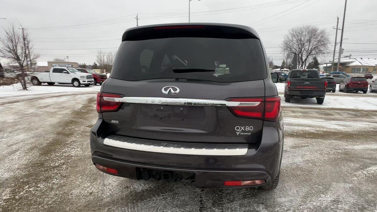 2024 Infiniti QX80 LUXE 8 Passenger PREVIOUS DAILY RENTAL - 3RD ROW 8 PASSENGER, SUNROOF, REAR SEAT DUAL TVS, HEATED LEATHER SEATS! Photo