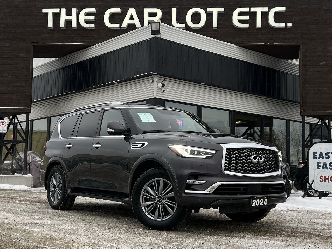2024 Infiniti QX80 LUXE 8 Passenger PREVIOUS DAILY RENTAL - 3RD ROW 8 PASSENGER, SUNROOF, REAR SEAT DUAL TVS, HEATED LEATHER SEATS! Photo0