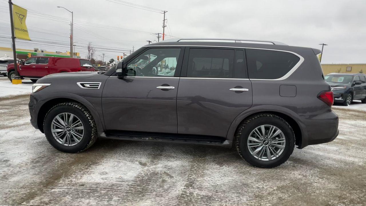 2024 Infiniti QX80 LUXE 8 Passenger PREVIOUS DAILY RENTAL - 3RD ROW 8 PASSENGER, SUNROOF, REAR SEAT DUAL TVS, HEATED LEATHER SEATS! Photo