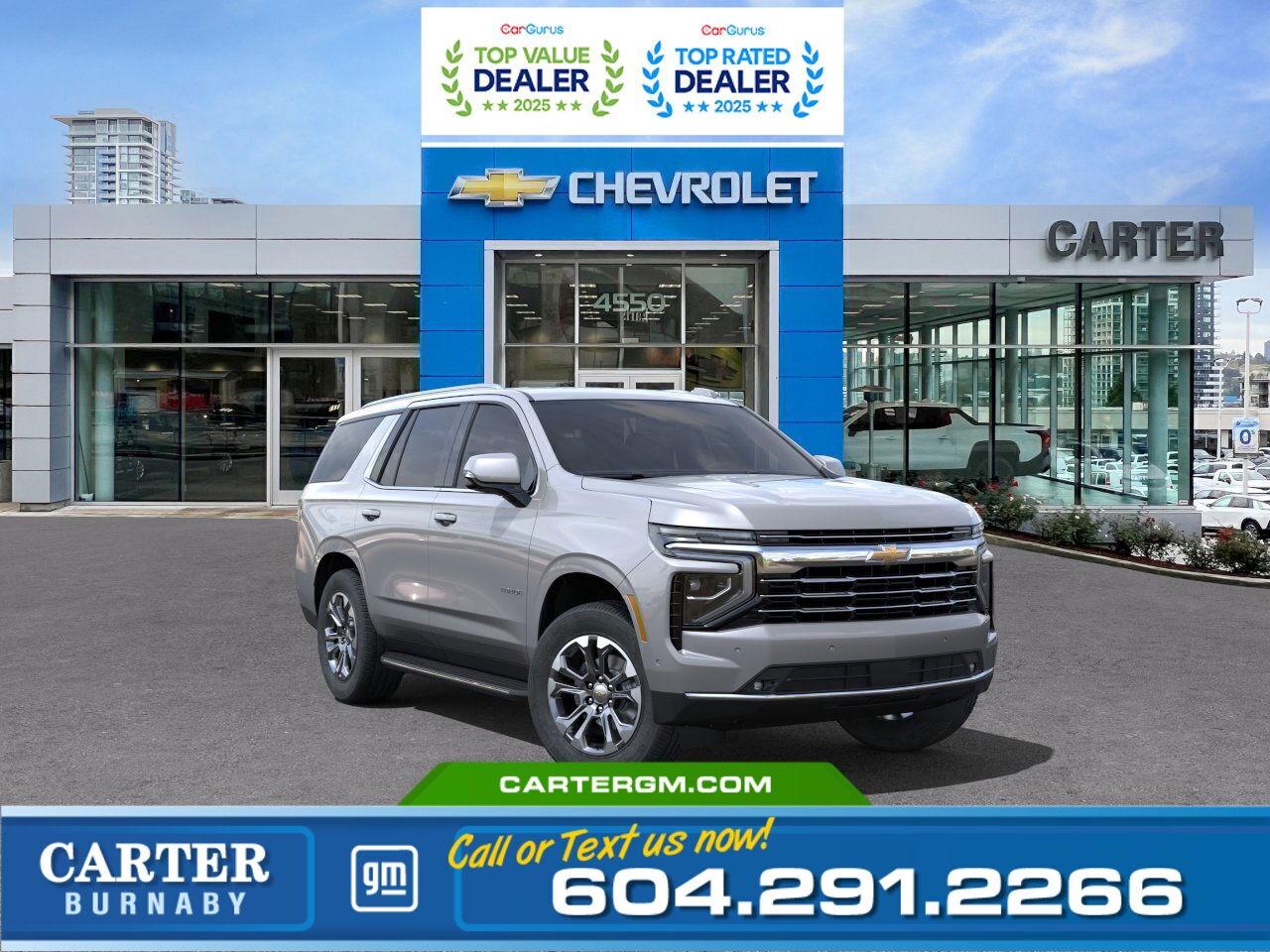 New 2025 Chevrolet Tahoe LT 4WD | 5.3L ENGINE/TRAILERING PKG for sale in Burnaby, BC