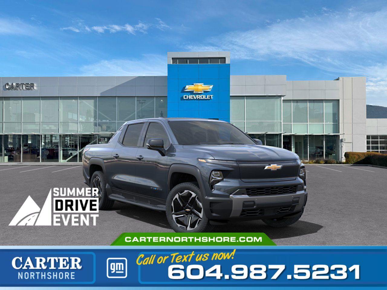 New 2025 Chevrolet Silverado EV 3LT Extended Range 4WD | 679Km Range/Trailer Pkg for sale in North Vancouver, BC