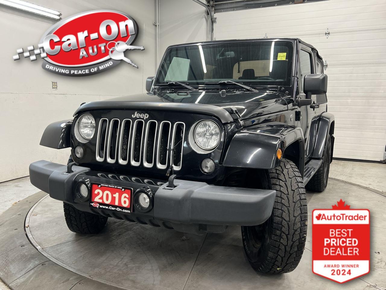 Used 2016 Jeep Wrangler SAHARA 4X4| 6-SPEED| LOW KMS| NAV| KEYLESS ENTRY for sale in Ottawa, ON