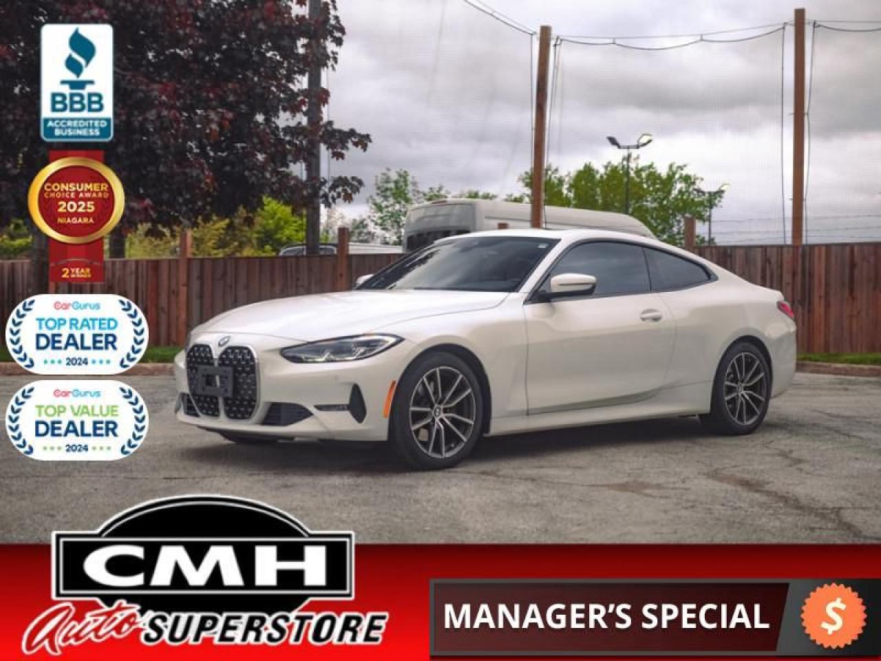 Used 2022 BMW 4 Series 430i xDrive  **RED LEATHER** for sale in St. Catharines, ON