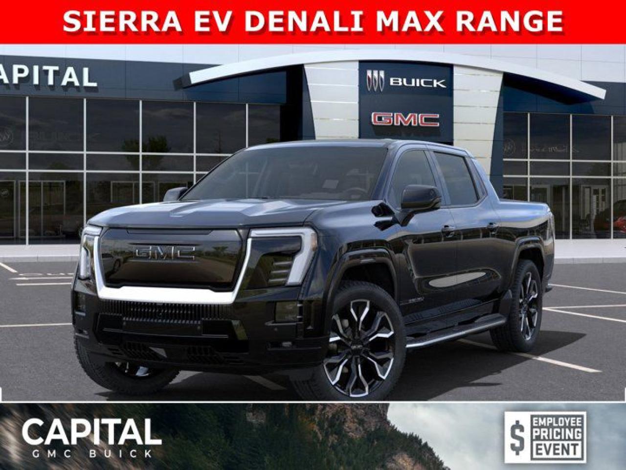 New 2025 GMC Sierra EV Crew Cab Max Range Denali for sale in Edmonton, AB