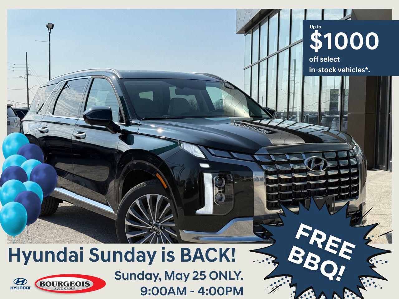 New 2025 Hyundai PALISADE Ultimate Calligraphy w/Beige 7-Passenger AWD for sale in Midland, ON