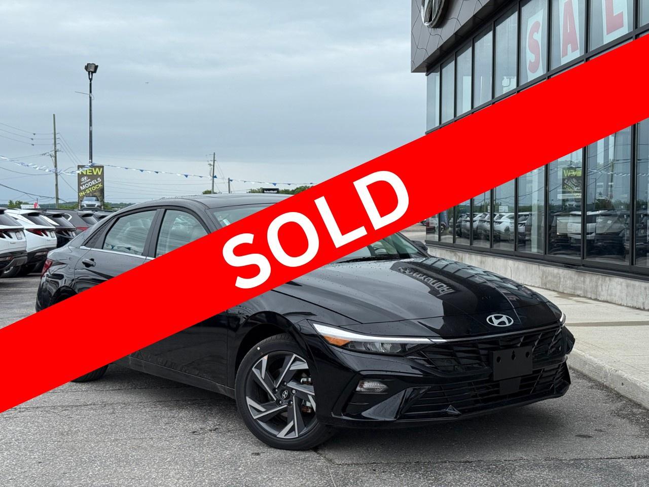 New 2025 Hyundai Elantra Luxury IVT w/Two-Tone Interior for sale in Midland, ON