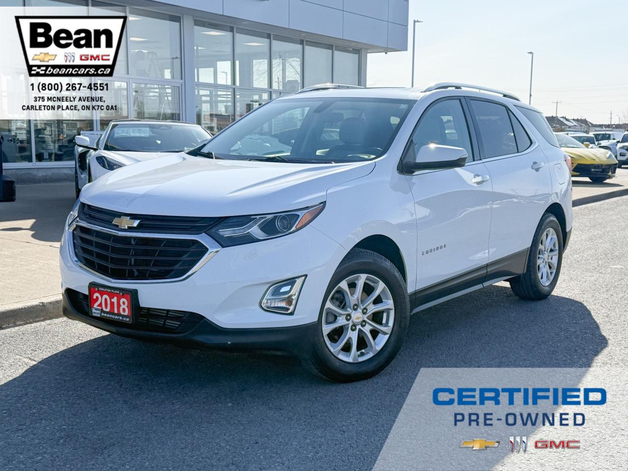 Used 2018 Chevrolet Equinox LT 1.5L 4CYL FWD, HEATED SEATS, REMOTE VEHICLE START, SUNROOF, POWER TAILGATE, 17