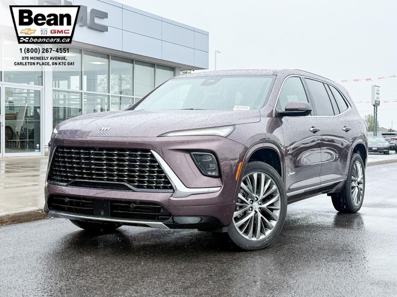 New 2025 Buick Enclave Avenir 2.5L 4 CYL WITH REMOTE START/ENTRY, SUNROOF, HEATED SEATS, VENTILATED SEATS, HEATED STEERING WHEEL, POWER LIFTGATE, BOSE SOUND SYSTEM for sale in Carleton Place, ON