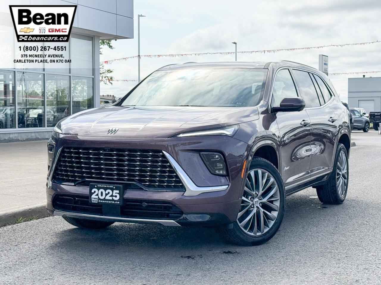 New 2025 Buick Enclave Avenir 2.5L 4 CYL WITH REMOTE START/ENTRY, SUNROOF, HEATED SEATS, VENTILATED SEATS, HEATED STEERING WHEEL, POWER LIFTGATE, BOSE SOUND SYSTEM for sale in Carleton Place, ON