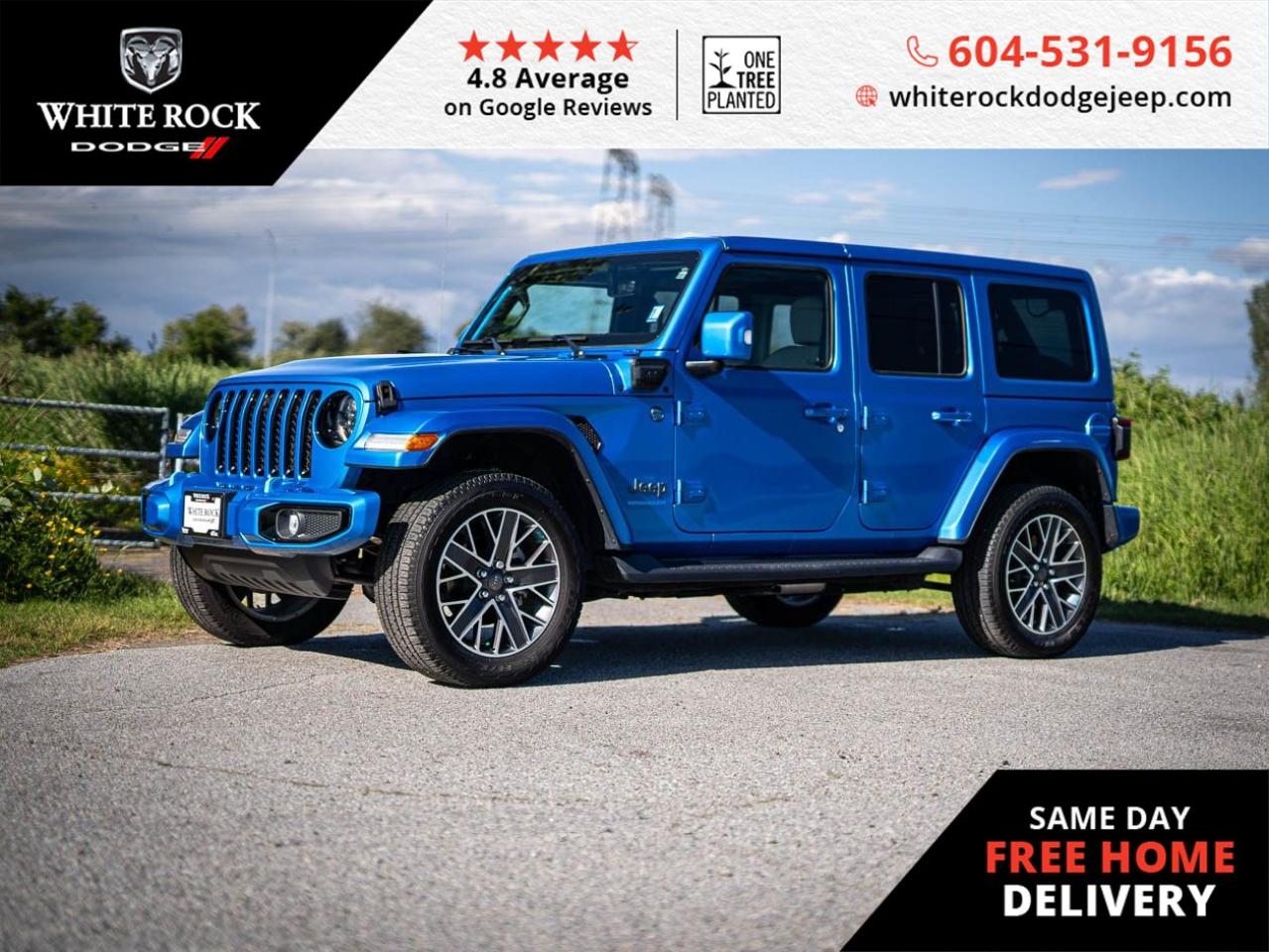 Used 2023 Jeep Wrangler 4xe Sahara for sale in Surrey, BC