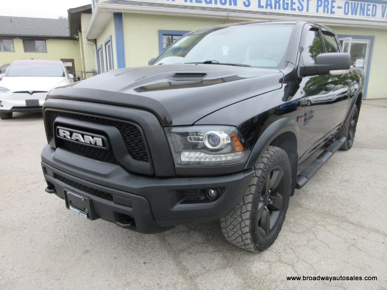 Used 2020 RAM 1500 GREAT VALUE CLASSIC-WARLOCK-VERSION 5 PASSENGER 5.7L - HEMI.. 4X4.. CREW-CAB.. SHORTY-RAM-BOX.. SUNROOF.. HEATED SEATS & WHEEL.. BACK-UP CAMERA.. for sale in Bradford, ON