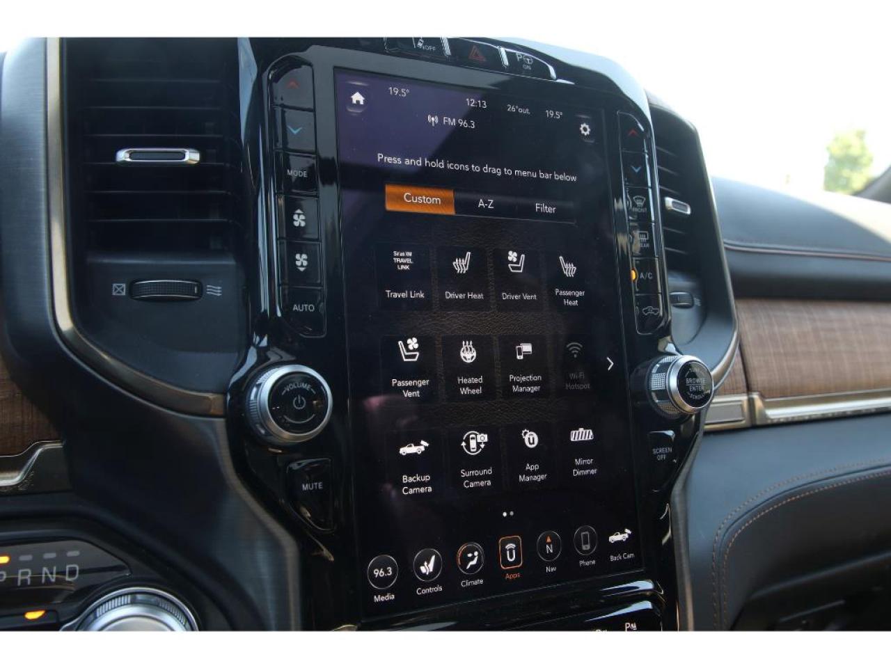 2021 RAM 1500 Longhorn Crew Cab SWB 4WD| 12'' TouchScreen | Pano Roof | Advanced Safety Grp | Navigation Photo