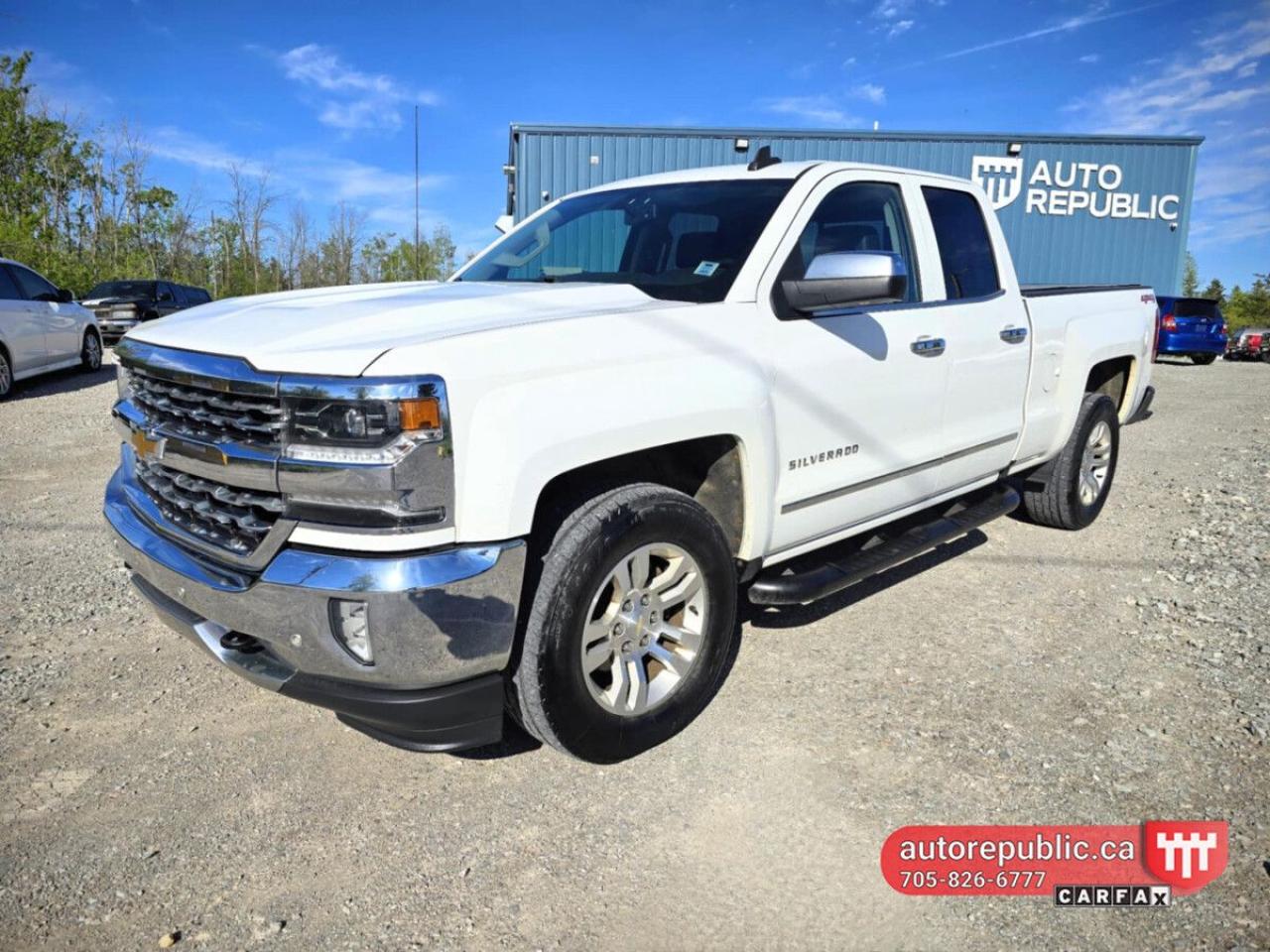 Used 2018 Chevrolet Silverado 1500 LTZ 5.3L V8 4x4 Certified Loaded No Accidents for sale in Orillia, ON
