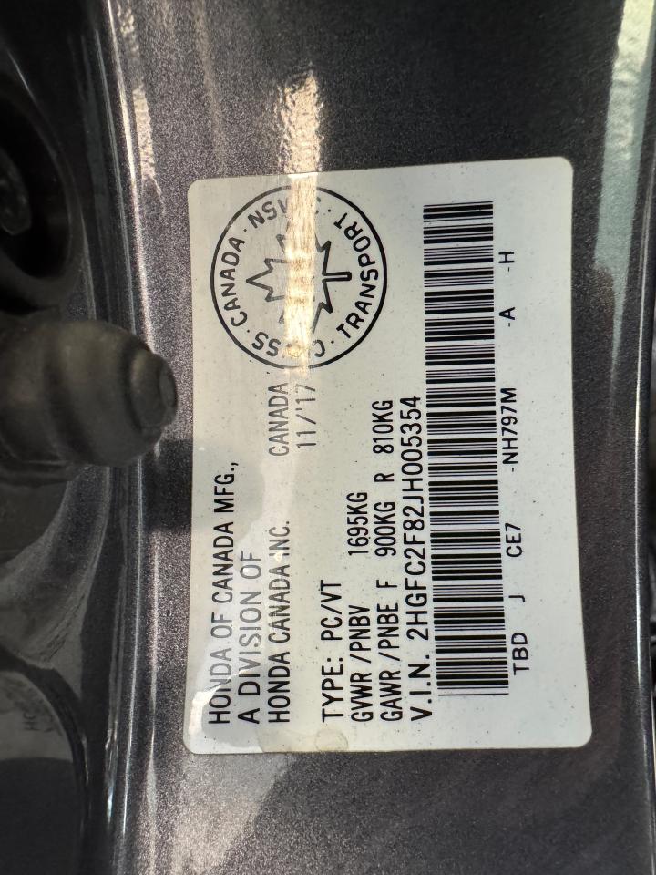 2018 Honda Civic EX+New Tires+Roof+Adaptive Cruise Photo99