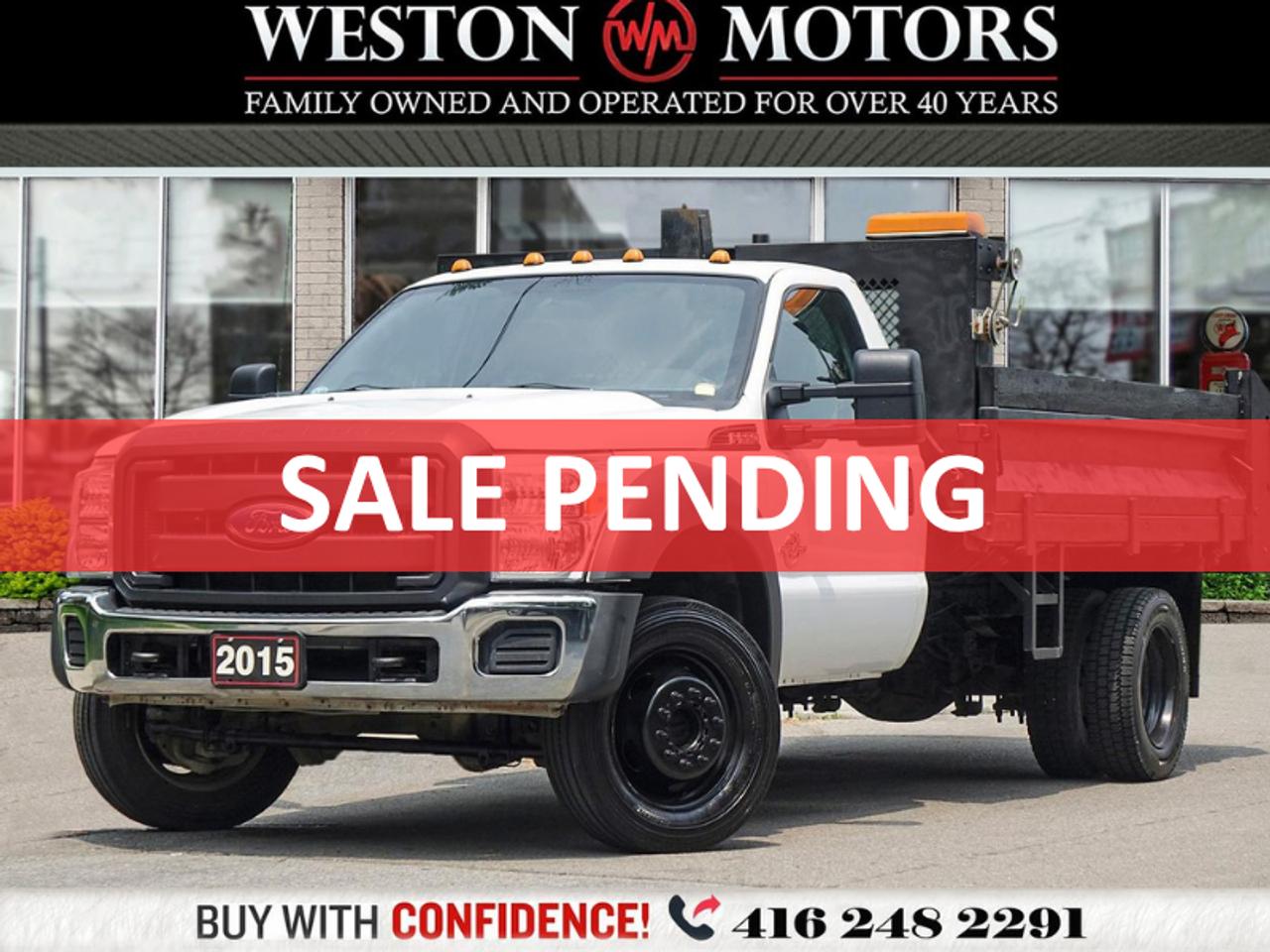 2015 Ford SUPER DUTY F-550 DRW XL*REGULAR CAB*DUMP BOX*6.7L*DIESEL Photo