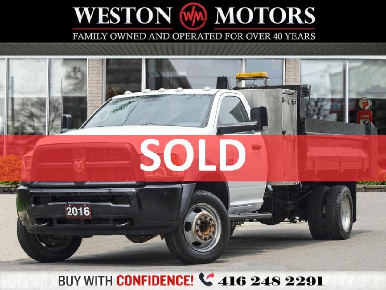 2016 RAM 5500 Chassis ST*DUMP TRUCK*6.7L *4X4*DIESEL*POWER GROUP