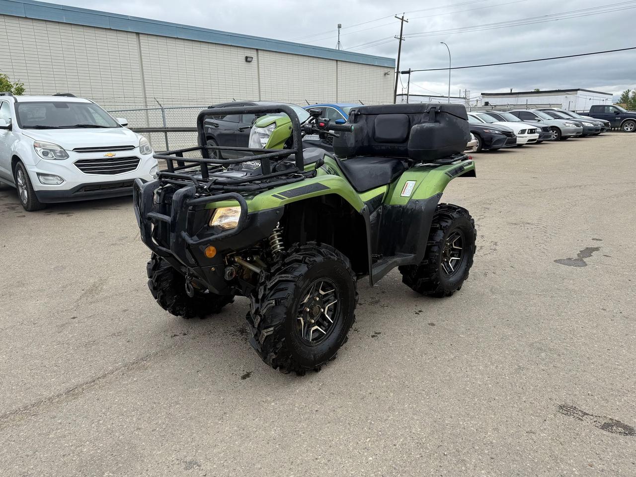 <p data-start=138 data-end=511>The 2020 Honda Foreman Rubicon 520 Deluxe combines rugged capability with premium comfort and style, making it one of the most well-rounded ATVs in its class. Powered by a reliable 518cc Honda fuel-injected engine, the Rubicon 520 delivers strong torque and consistent performance &mdash; whether you&rsquo;re trail riding, hauling gear, or tackling tough jobs around the property.</p><p data-start=138 data-end=511>&nbsp;</p><p data-start=513 data-end=829>This Deluxe edition stands out with upgraded aluminum wheels, painted bodywork, and a full digital display. The Electric Shift Program (ESP) gives you push-button control over gear changes, while the fully independent rear suspension (IRS) offers a smoother ride and better handling across rough terrain.</p><p data-start=513 data-end=829>&nbsp;</p><p data-start=831 data-end=1171>Equipped with selectable 2WD/4WD, a front differential lock, and Honda&rsquo;s renowned automatic DCT transmission, the Rubicon offers versatile performance with a rugged drivetrain built to last. It&rsquo;s also utility-ready with heavy-duty racks and strong towing capacity &mdash; perfect for hunting trips, farm work, or backwoods adventures.</p><p data-start=831 data-end=1171>&nbsp;</p><p data-start=1173 data-end=1379>Built with legendary Honda reliability and low-maintenance design, the 2020 Rubicon 520 Deluxe is a smart choice for riders who want durability, comfort, and top-tier features in one dependable package.</p><p data-start=1173 data-end=1379>&nbsp;</p><p data-start=91 data-end=410>&nbsp;</p><p data-start=1381 data-end=1539>Contact us today for financing, trade-in evaluations, or delivery options anywhere in Canada. Whether for work or play, the Rubicon is ready when you are.</p>