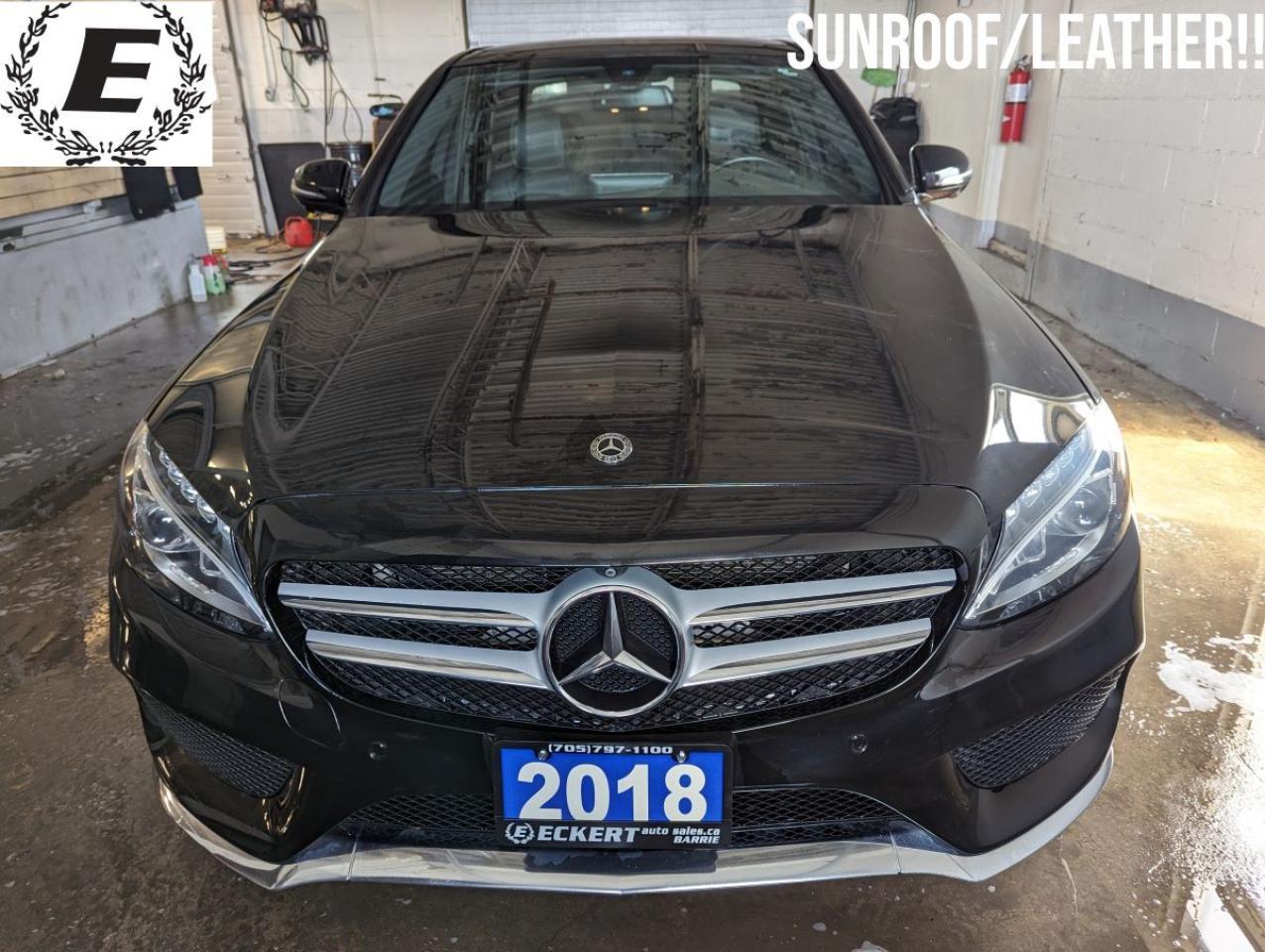 Used 2018 Mercedes-Benz C-Class C 300 4MATIC NAVIGATION!! for sale in Barrie, ON