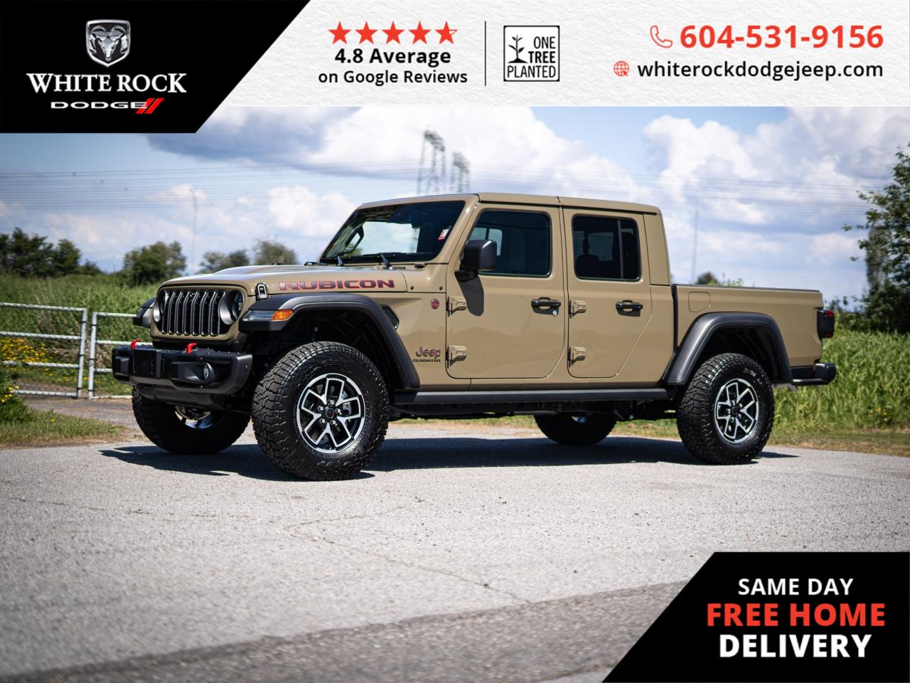 New 2025 Jeep Gladiator Rubicon for sale in Surrey, BC