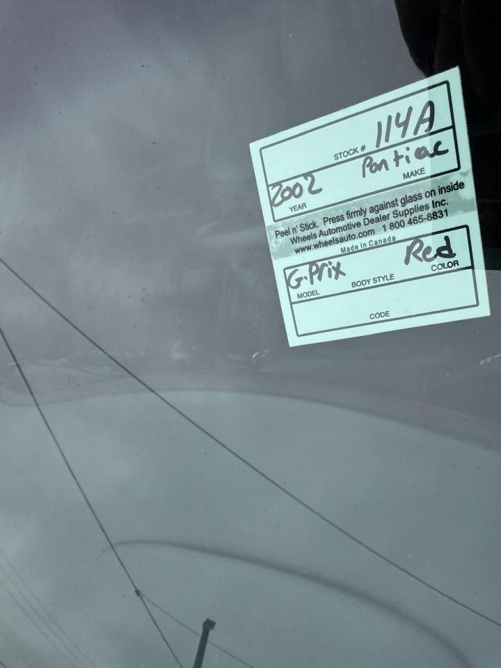 2002 Pontiac Grand Prix GTP, 3.8L SUPERCHARGED, RARE, ONLY 132KMS, COUPE - Photo #17