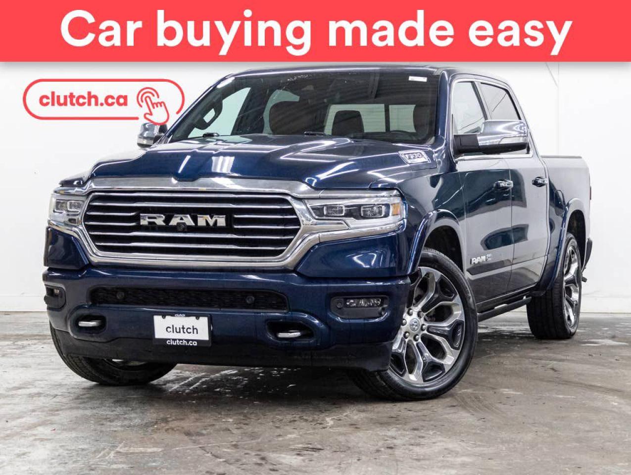 Used 2021 RAM 1500 Longhorn Crew Cab 4X4 w/ Apple CarPlay & Android Auto, Rearview Cam, Nav for sale in Toronto, ON
