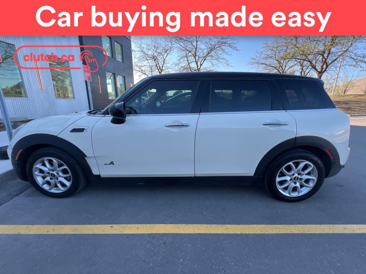 Used 2017 MINI Cooper Clubman Cooper ALL4 w/ Heated Front Seats, Rearview Camera, Cruise Control for sale in Toronto, ON