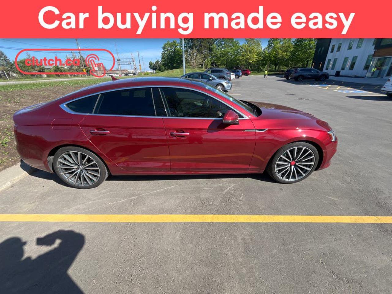 Used 2018 Audi A5 Progressiv w/ Apple CarPlay, Heated Front Seats, Rearview Cam for sale in Toronto, ON