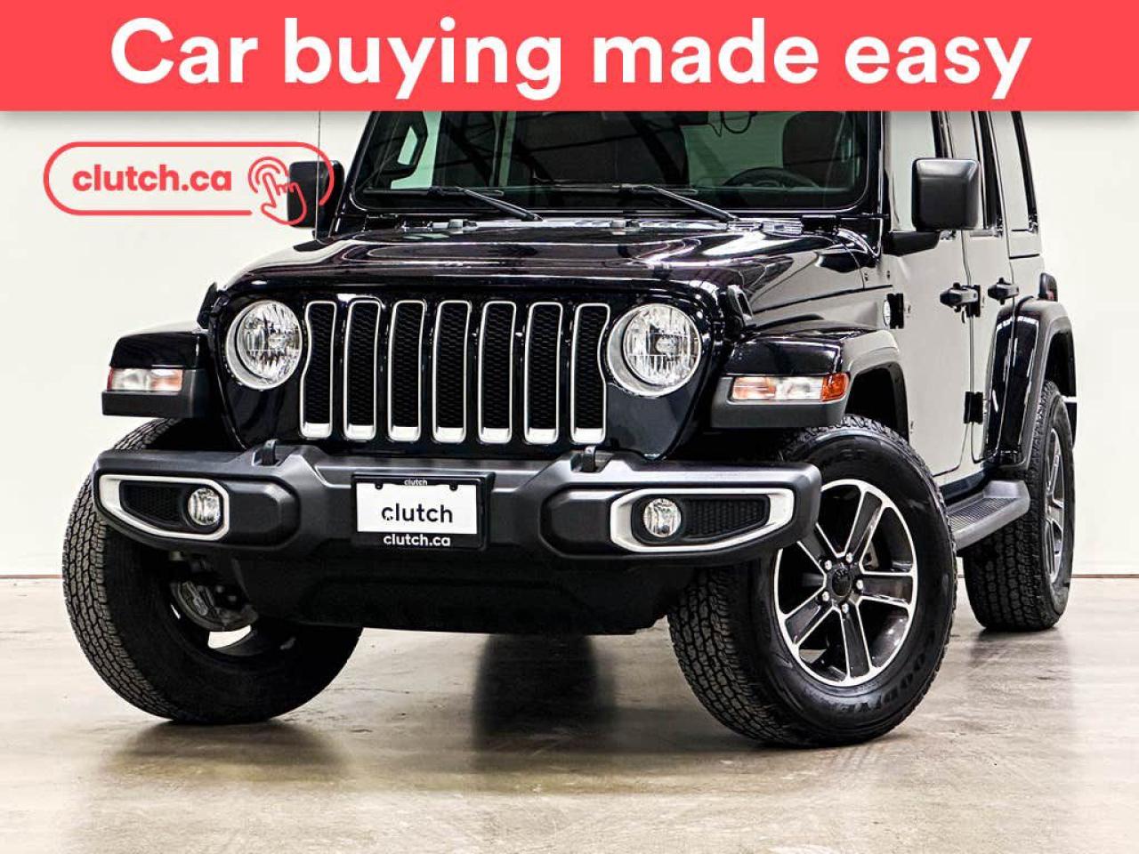 Used 2023 Jeep Wrangler Sahara 4X4 w/ Apple CarPlay, Heated Front Seats, Rearview Cam for sale in Toronto, ON