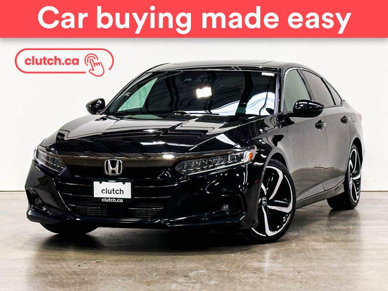 Used 2021 Honda Accord Sport w/ Apple CarPlay, Heated Front Seats, Rearview Cam for sale in Toronto, ON