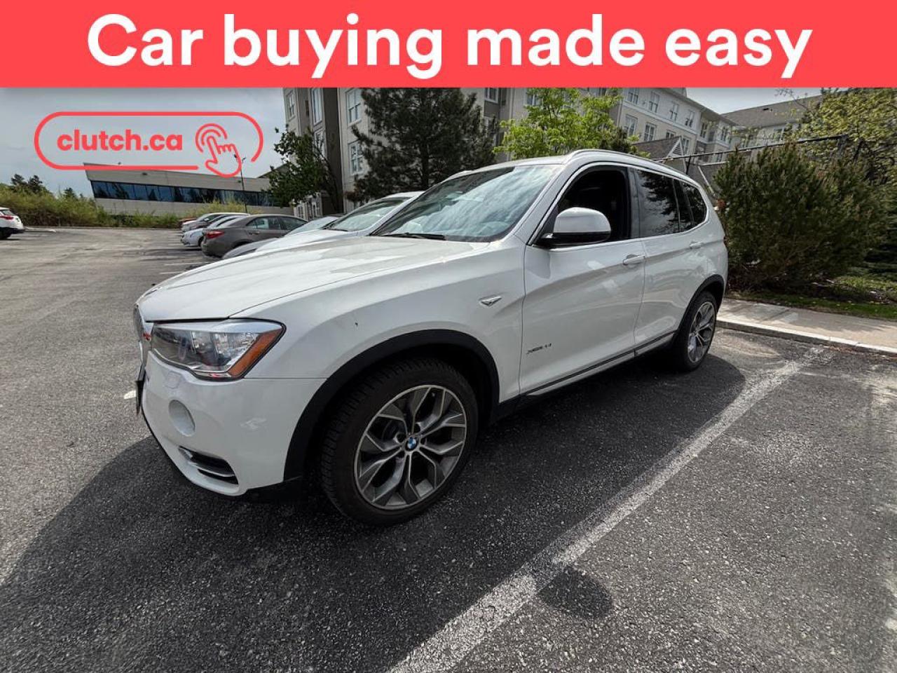 Used 2016 BMW X3 xDrive28i w/ Nav, Heated Front Seats, Rearview Cam for sale in Toronto, ON