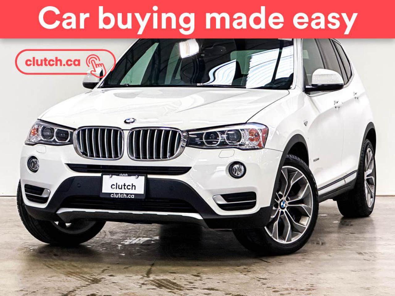 Used 2016 BMW X3 xDrive28i w/ Nav, Heated Front Seats, Rearview Cam for sale in Toronto, ON
