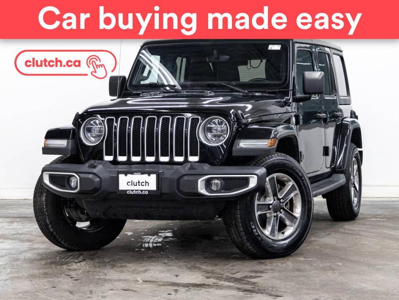 Used 2020 Jeep Wrangler Unlimited Sahara 4X4 w/Apple CarPlay & Android Auto, Heated Front Seats, Backup Cam for sale in Toronto, ON