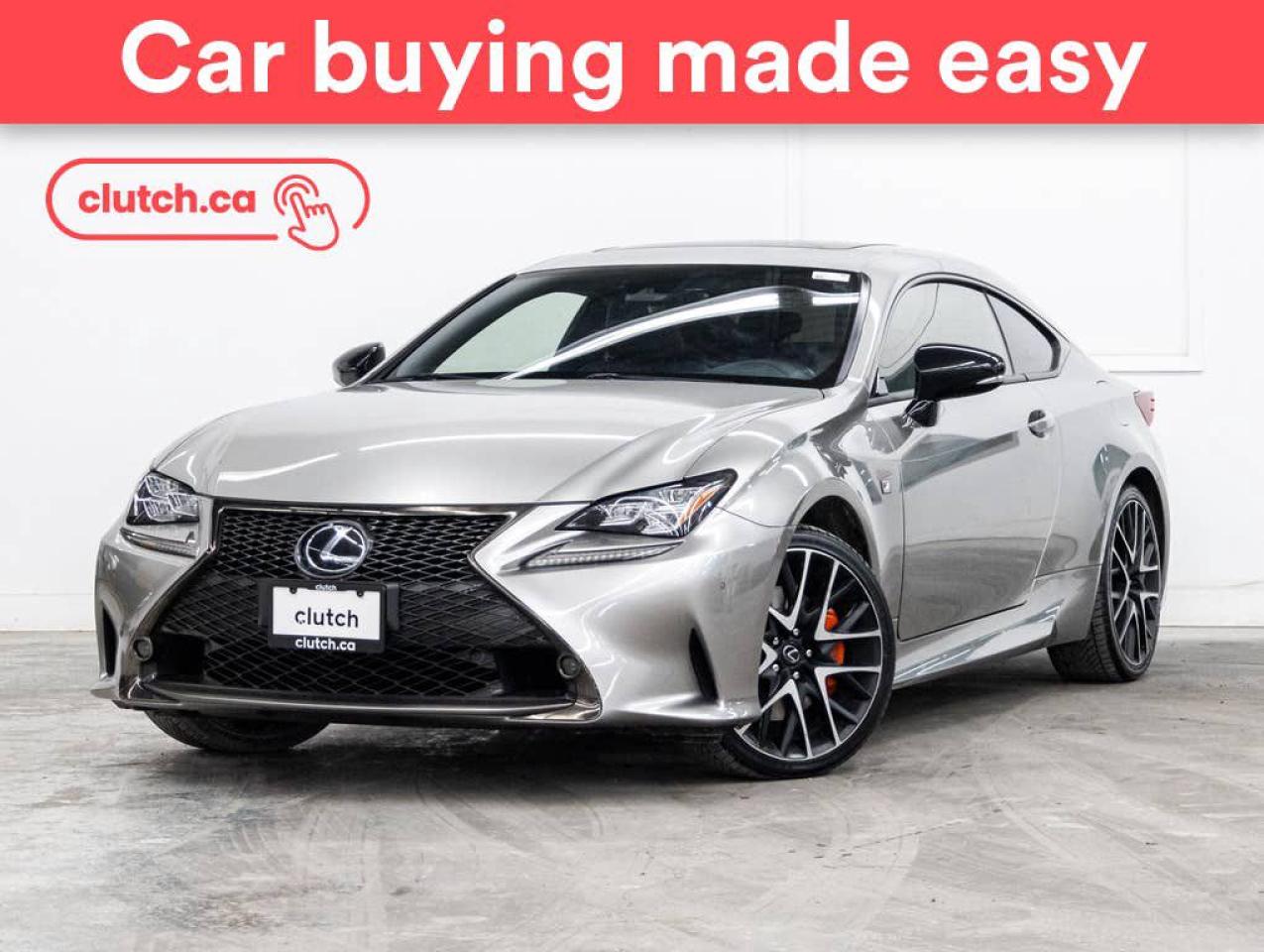 Used 2018 Lexus RC 350 w/Heated Front Seats, Bluetooth, Rearview Cam for sale in Toronto, ON