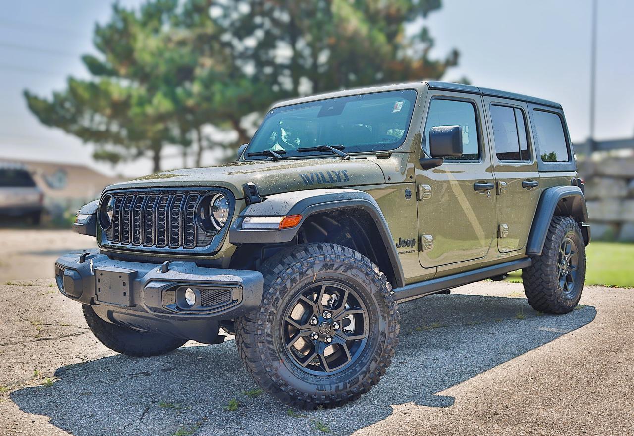 New 2025 Jeep Wrangler Willys 4 Door 4x4 for sale in Waterloo, ON