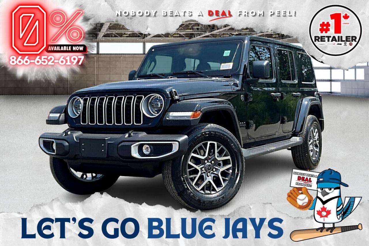New 2025 Jeep Wrangler Sahara 4 Door 4x4 | Hardtop | Side Steps | V6 for sale in Mississauga, ON